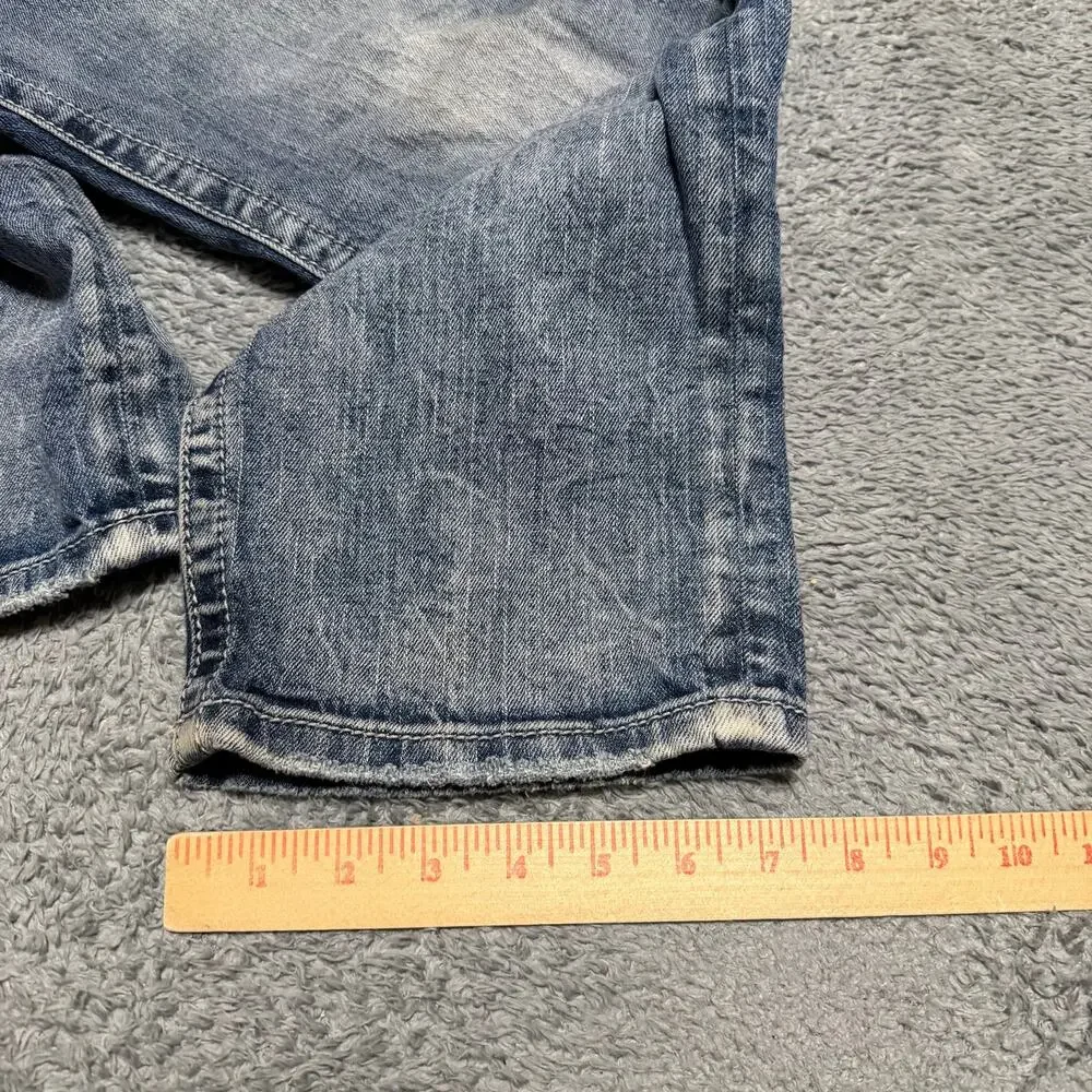 Silver Jeans Mens 34 x30 Blue Eddie Relaxed Fit Slim Straight Leg Stretch Cotton